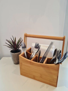 Porta cubiertos canasta Praga - Organize It Argentina