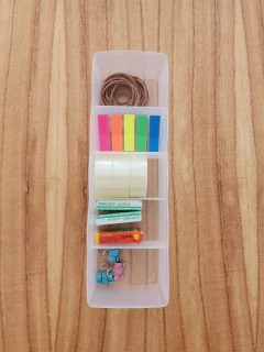 Organizador rectangular con divisiones - comprar online