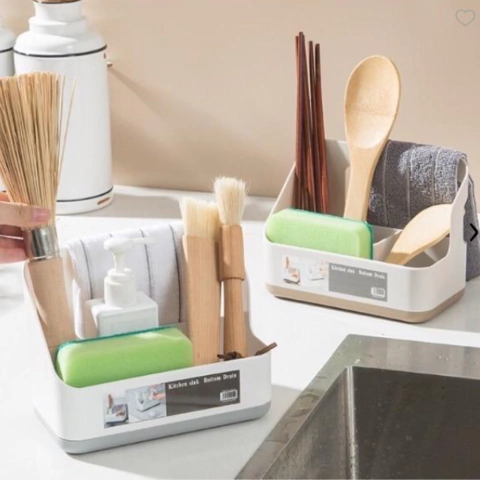 Organizador cocina bacha con divisiones moviles