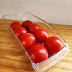 Organizador heladera acrílico angosto