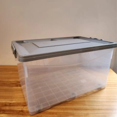 Caja Transparente 55 litros con ruedas Bélgica - comprar online