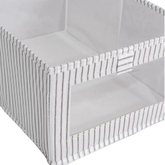 Contenedor plegable de tela con visor en internet