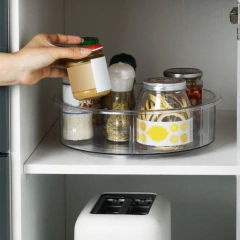 Organizador giratorio acrilico grande con divisiones - tienda online