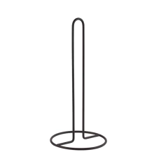 Porta rollo de cocina de metal negro - comprar online