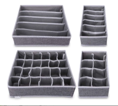 Set de 4 organizadores de tela para cajones en internet