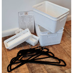 Set básico para organizar el placard en internet