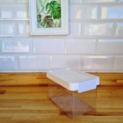 Frasco hermetico de acrilico para alimentos 1100cc