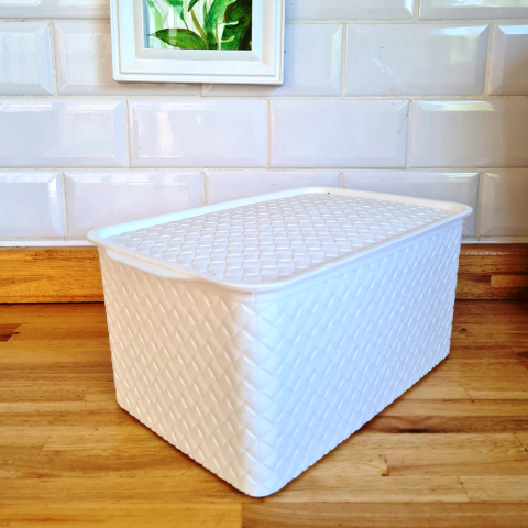 Contenedor organizador con tapa Napoles