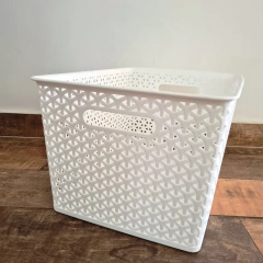 Contenedor organizador ratan mediano - comprar online