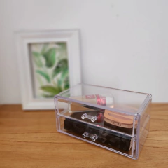 Organizador acrílico con 2 cajones - comprar online