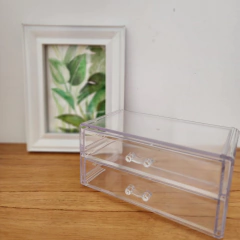 Organizador acrílico con 2 cajones en internet