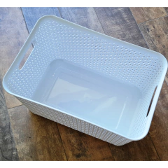 Contenedor organizador ratan grande - tienda online