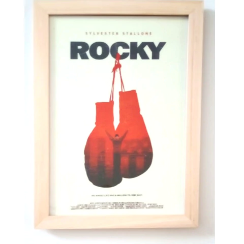 Cuadro Intanfil con marco de madera Rocky