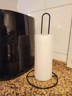 Porta rollo de cocina de metal negro en internet