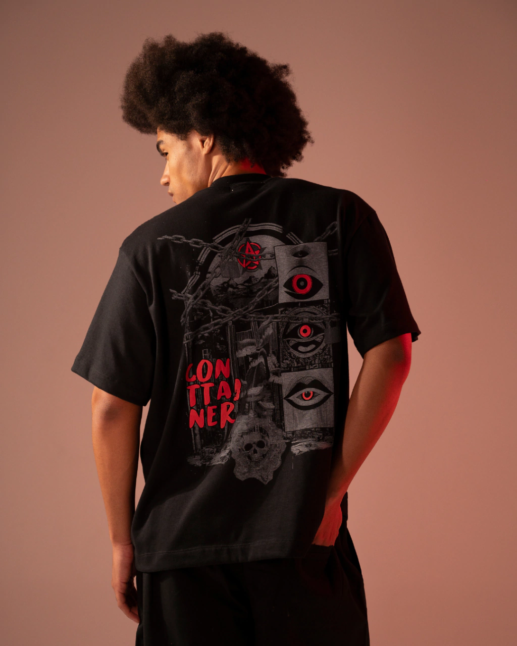 CAMISETA OVERSIZED SAD PRETA - Comprar em Conttainer62