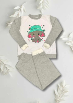 Pijama de Jersey Odet Art 212 Estampado Elefante - comprar online