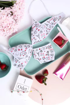 Conjunto Odet Art 2025 Triangulito Soft Algodón Y Lycra en internet