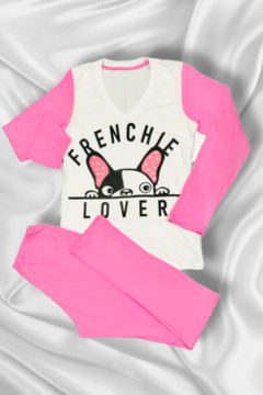 Pijama de Jersey Odet Art 414 Estampado Frenchie Lover