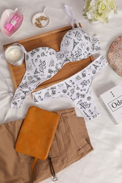 Conjunto Odet Art 2100 Taza Soft Algodón Estampado/Less - tienda online