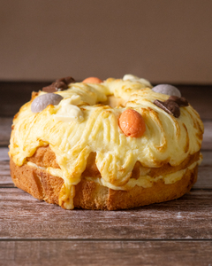 Rosca de Pascua con crema Pastelera - Compañía de Chocolates: Desayunos & Chocolates a Domicilio