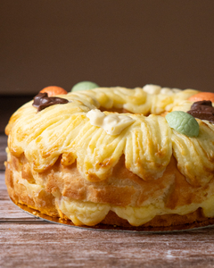 Rosca de Pascua con crema Pastelera en internet