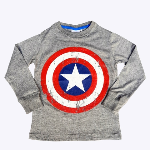 REMERA CAP. AMERICA MANGA LARGA 80790