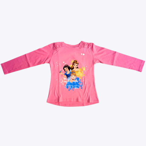 REMERA PRINCESAS MANGA LARGA 82214