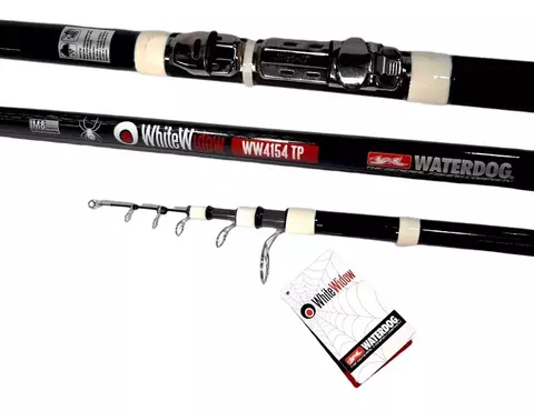 Caña Telescópica Waterdog White Widow 4.15 Mts