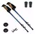 Bastones De Trekking Plegable Lexus Lanin Aluminio x 2 Unidades