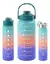 Botella Motivacional 3 En 1 Stickers Frases Kit 2l 1l 350ml