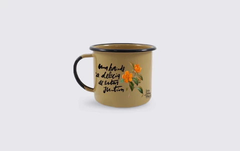 Caneca "Um brinde à delícia de estar juntin" - comprar online