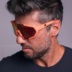 ÓCULOS KONA MAVERICK - LARANJA/LENTE VERMELHA - loja online