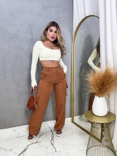 Calça cargo ( alfaiataria) - comprar online