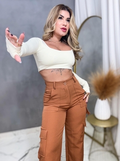 Calça cargo ( alfaiataria) - Mylla Christian