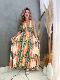 Vestido estampa flor