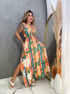 Vestido estampa flor