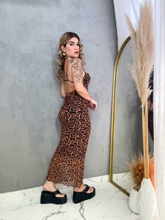 Vestido onça ( tuli) - comprar online