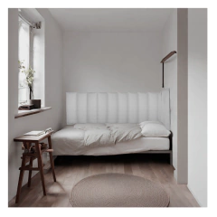 Kit Cabeceira Cama Solteiro Em L 20X60 Facto Dunas