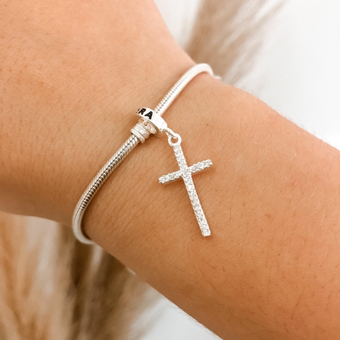 Berloque de Prata cruz