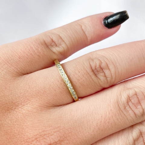 Meia Aliança de Moeda Antiga - comprar online