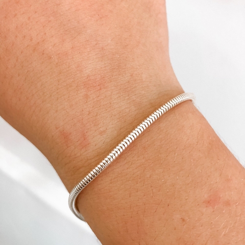 Pulseira Rabo de Rato Grossa 18,3 cm - comprar online