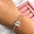 Pulseira em Prata cadeado na internet