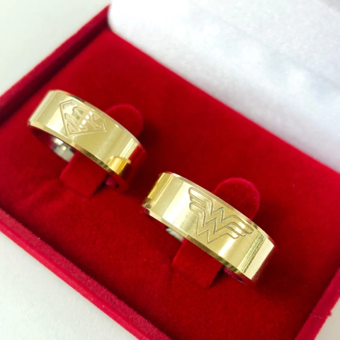 Aliança moeda antiga Heróis 8mm - comprar online