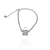 Pulseira em Prata cadeado - Lis Pratas | Brincos, anéis, colares em Prata 925 e muito mais!