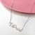 Colar de Prata Personalizado fonte baby na internet