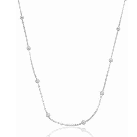 Corrente de Prata Bolinha