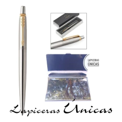 Boligrafo Parker Jotter Ss Gt + Tarjetero Personalizado en internet