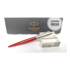 Boligrafo Parker Jotter Roja Acero Personalizada En Estuche - comprar online