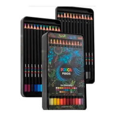 Lapices Posca Lata 36 Colores Al Oleo en internet