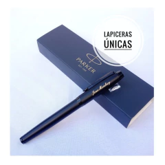 Pluma Parker Im Achromatic Negra - tienda online